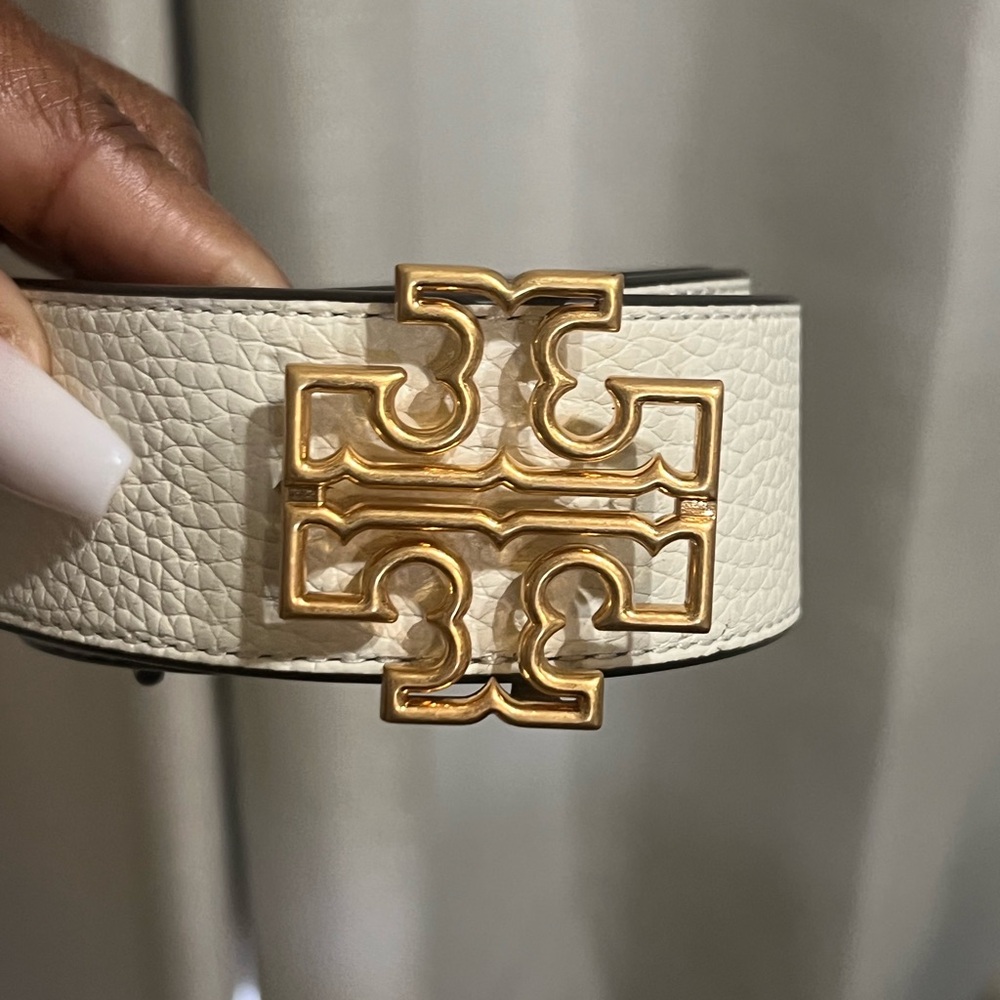 Tory Burch 1.5 inch Britton Reversible Logo Belt